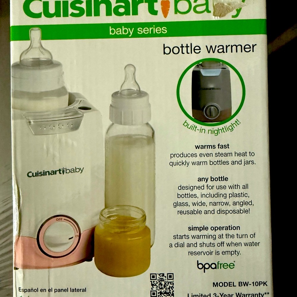 Cuisinart Baby Series Bottle Warmer - White and Gray